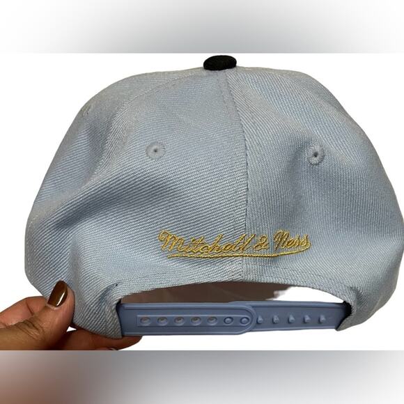 Mitchell & Ness Atlanta Hawks 75th Original Fit Light Blue Snapback Hat one size - Picture 3 of 4